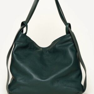 2 versatile bags in 1,  slide straps to transform from shoulder bag to backpack